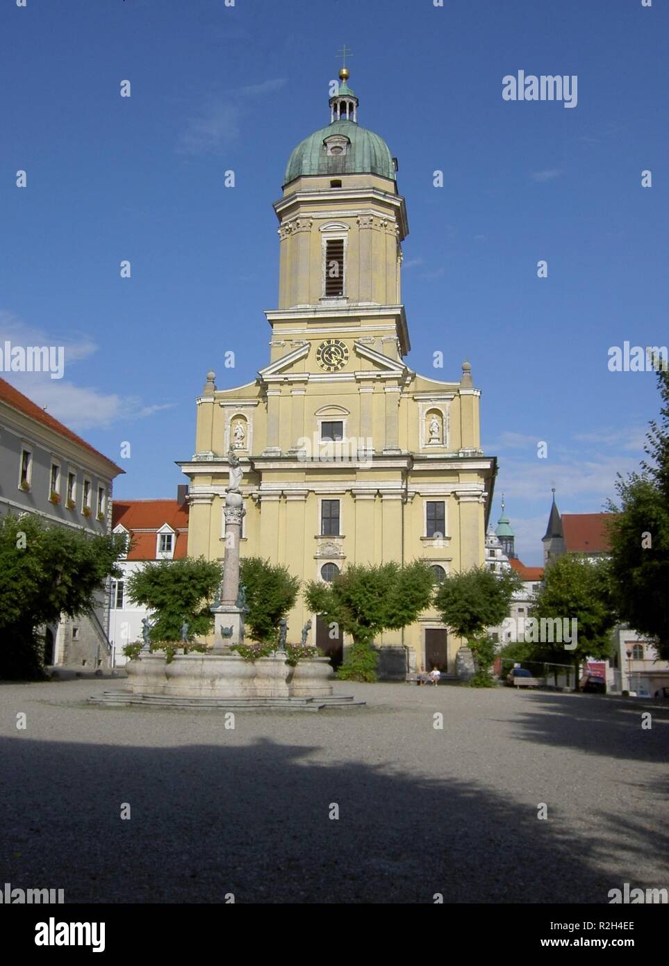 Hofkirche neuburg-donau Stockfoto
