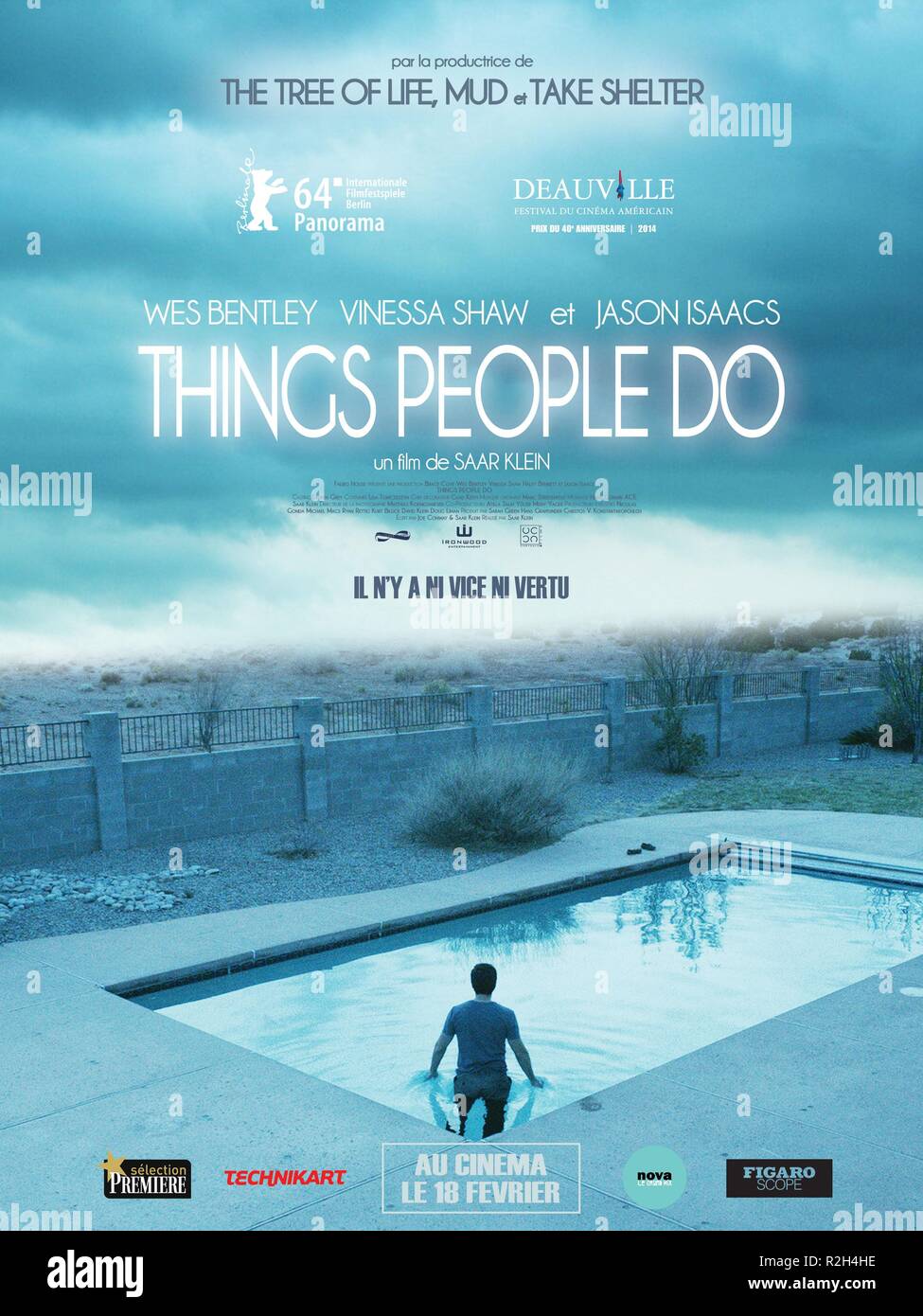 Dinge, die Menschen tun nach dem Fall Jahr: 2014 USA Regie: Saar Klein Filmplakat (Fr) Stockfoto