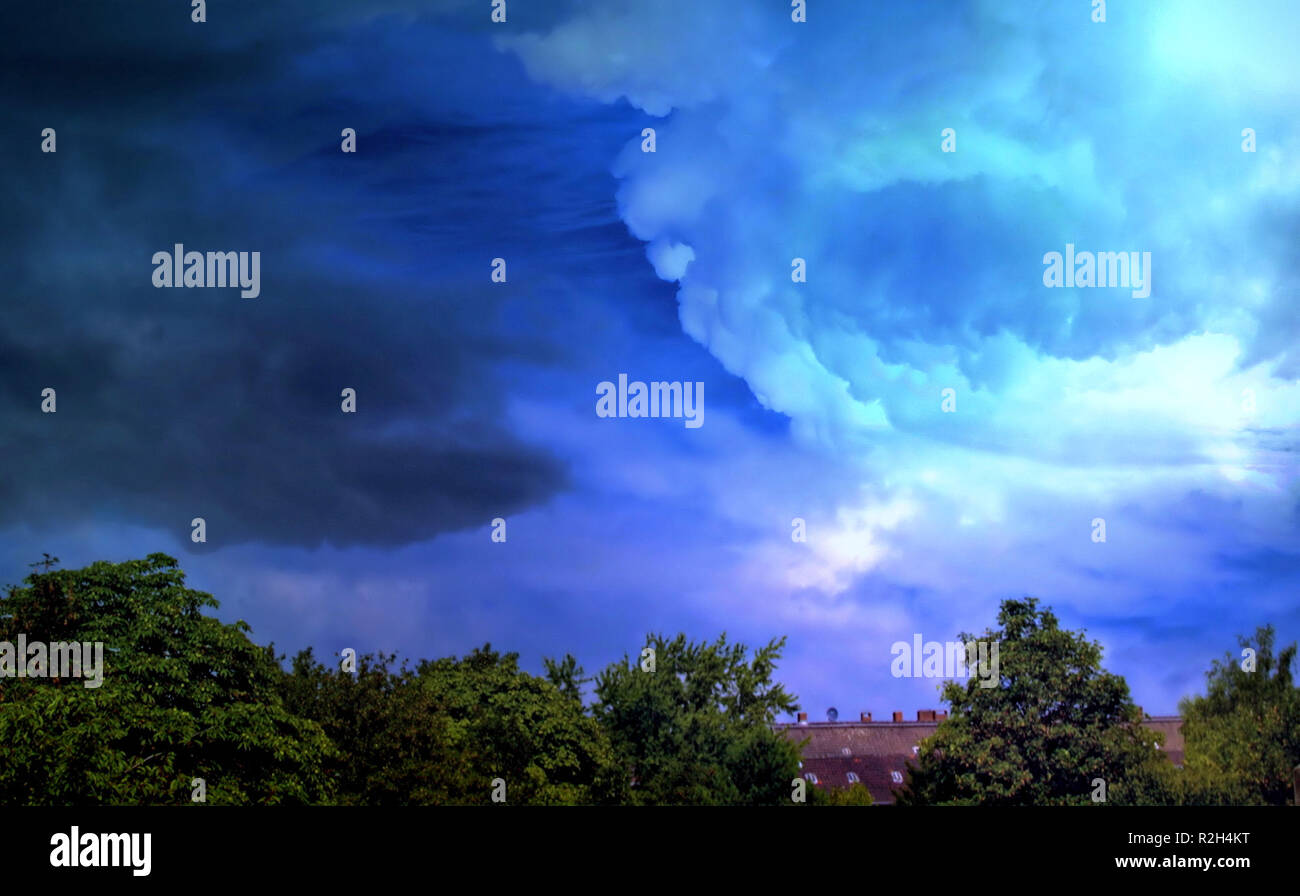 Vor dem großen Sturm... Stockfoto