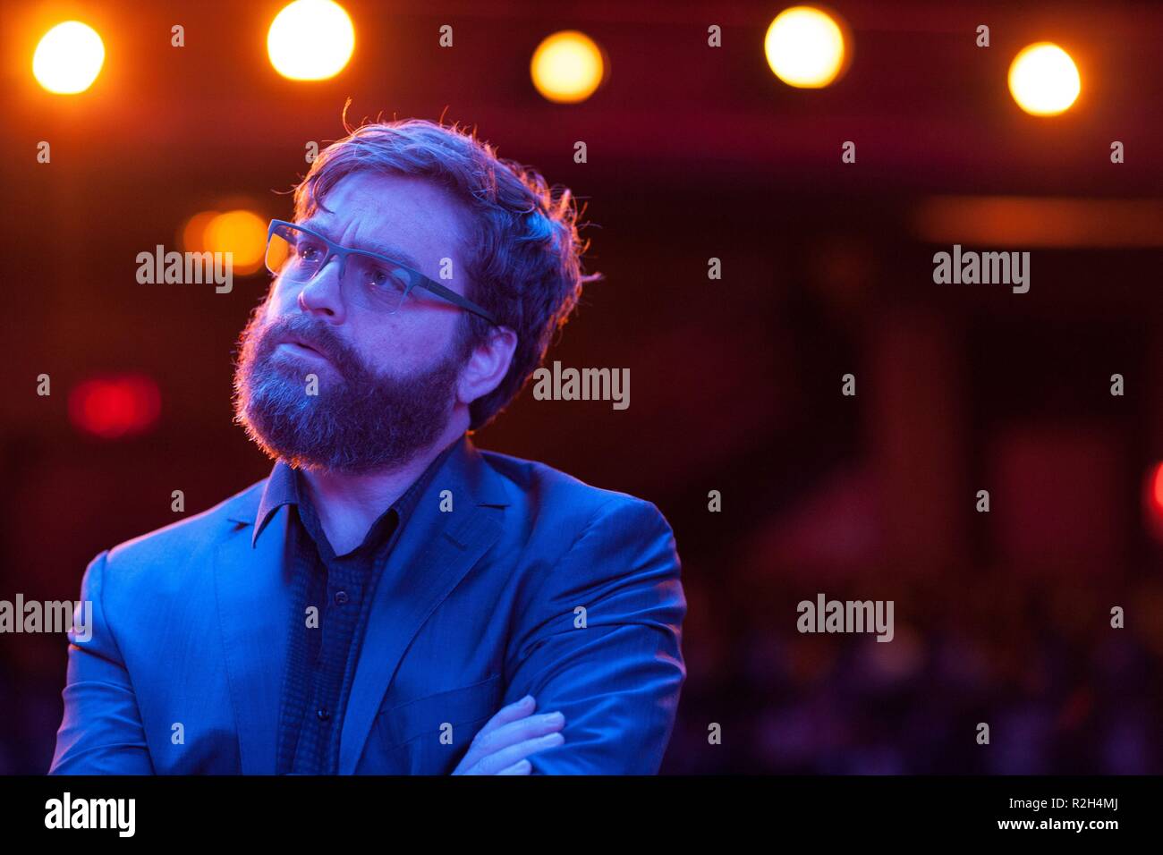 Birdman Jahr: 2014 USA/Kanada Regie: Alejandro Gonzalez Inarritu Zach Galifianakis Oscar bester Film 2015 Stockfoto