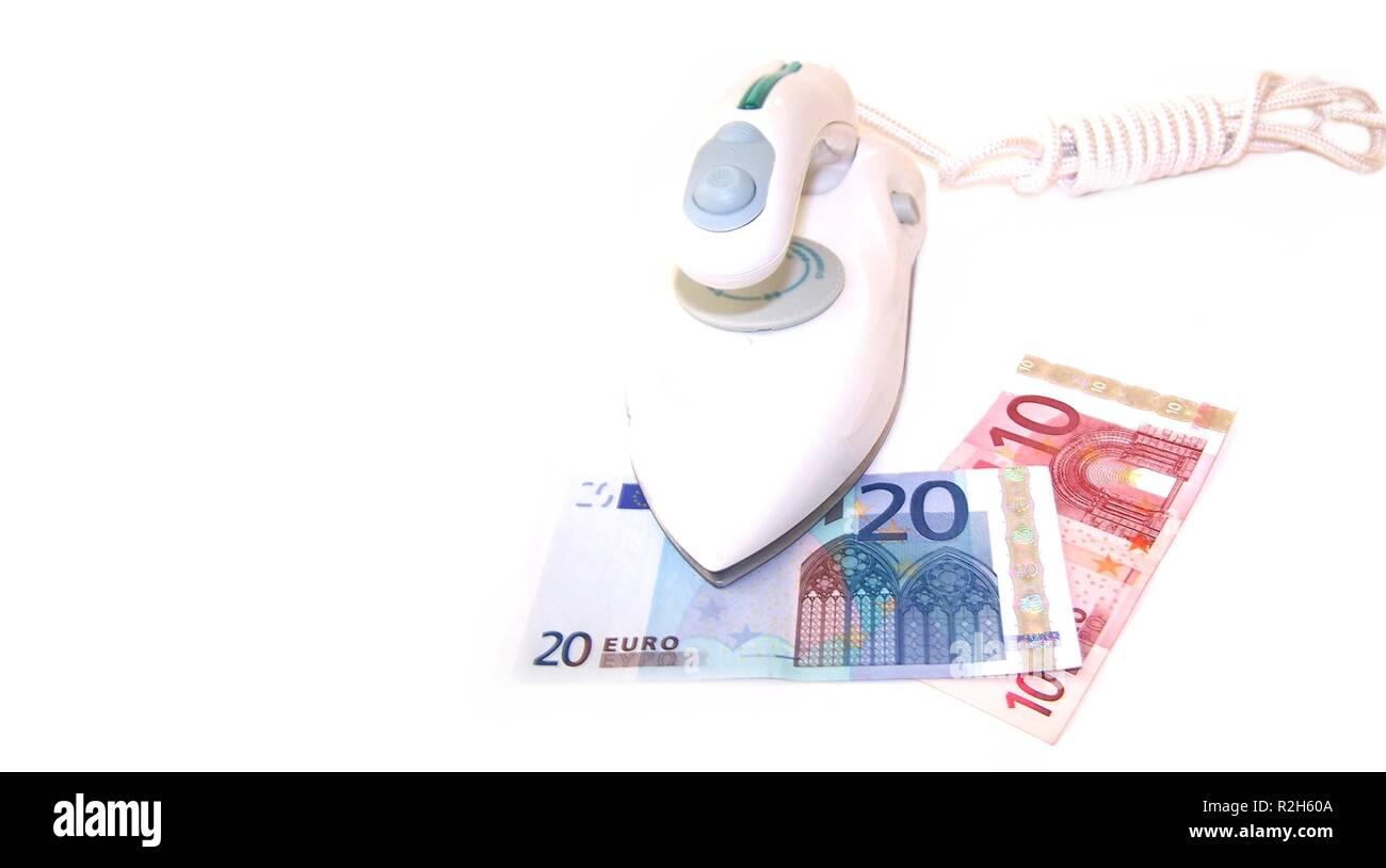 Euro bügeln Stockfoto