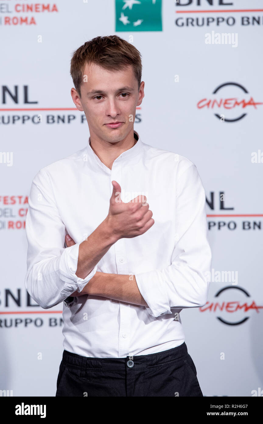 13. Rom Film Fest - "Zähler"-Fotoshooting mit: ostap Vakulyuk Wo: Rom, Italien Wann: 19 Okt 2018 Credit: WENN.com Stockfoto