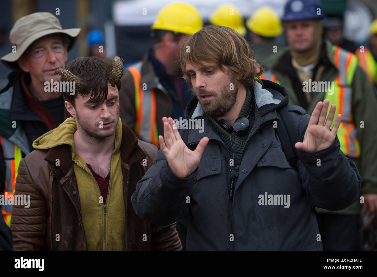 Hörner Jahr: 2013 USA Regie: Alexandre Aja Daniel Radcliffe, Alexandre Aja schießen Bild Stockfoto