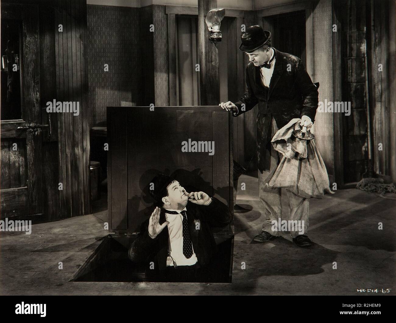 Ausweg West Jahr: 1937 USA Regie: James W. Horne Stan Laurel, Oliver Hardy Stockfoto