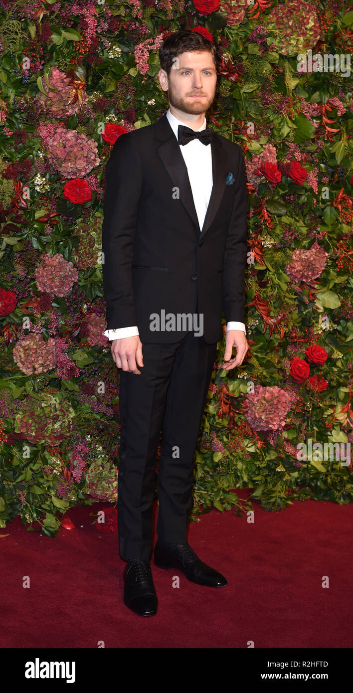 Foto © gutgeschrieben werden Alpha Presse 079965 18/11/2018 Kyle Soller 64 Evening Standard es Theater Awards 2018 Theatre Royal London Stockfoto