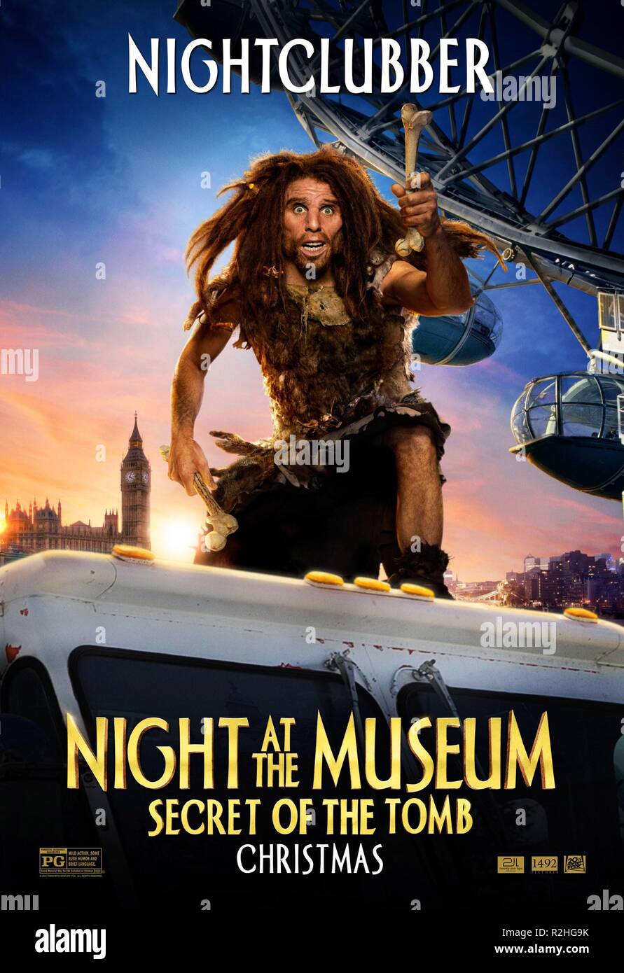 Nachts im Museum: das Geheimnis des Grabmals Jahr: 2014 USA Regie: Shawn Levy Matthew Harrison Film Poster (USA) Stockfoto