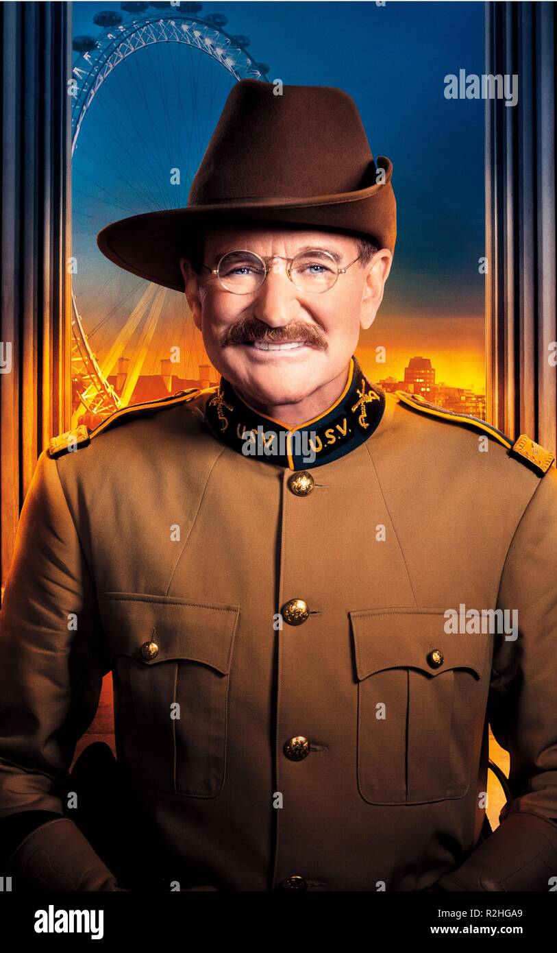 Nachts im Museum: das Geheimnis des Grabmals Jahr: 2014 USA Regie: Shawn Levy Robin Williams Film Poster (sans Texte) Stockfoto