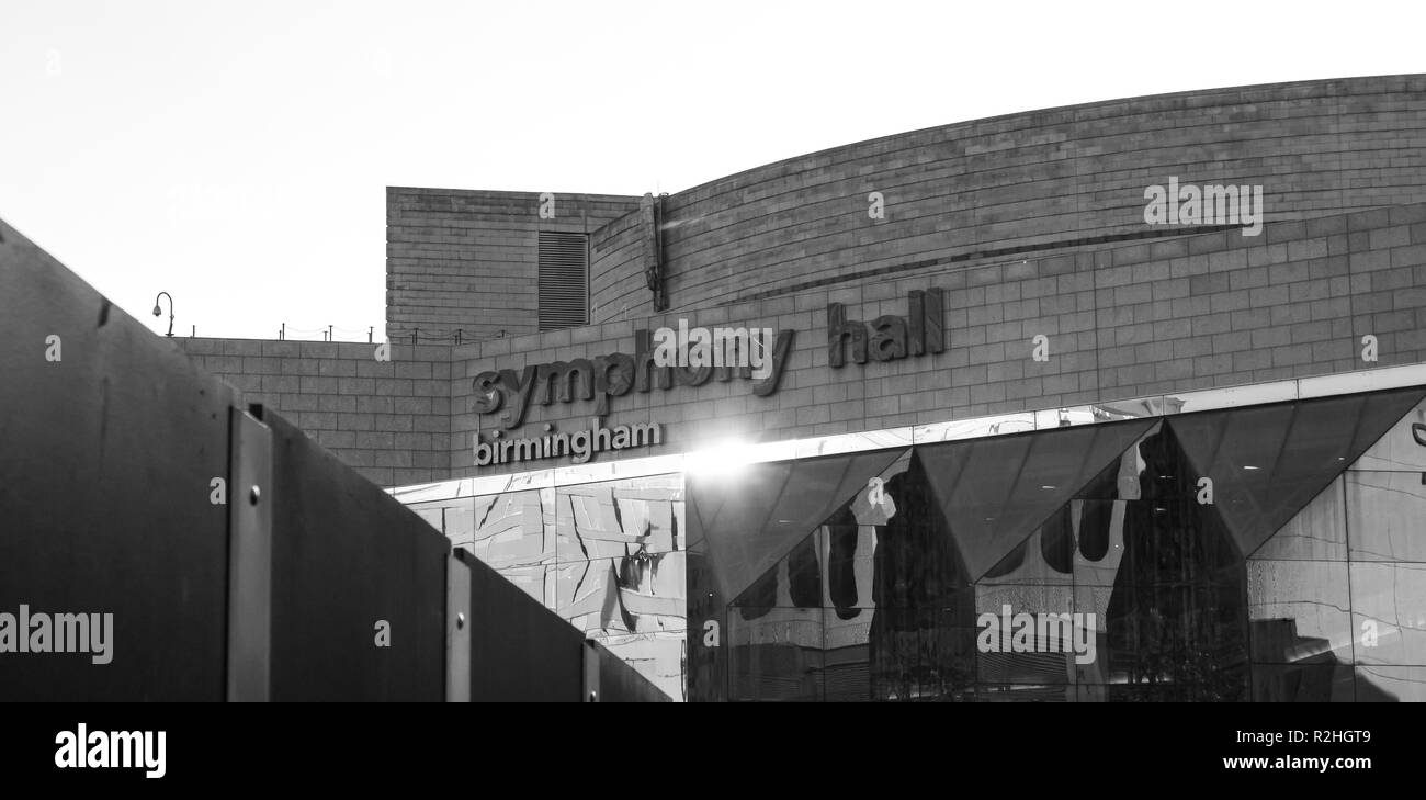 Die Oberseite des International Convention Centre, Birmingham. Stockfoto