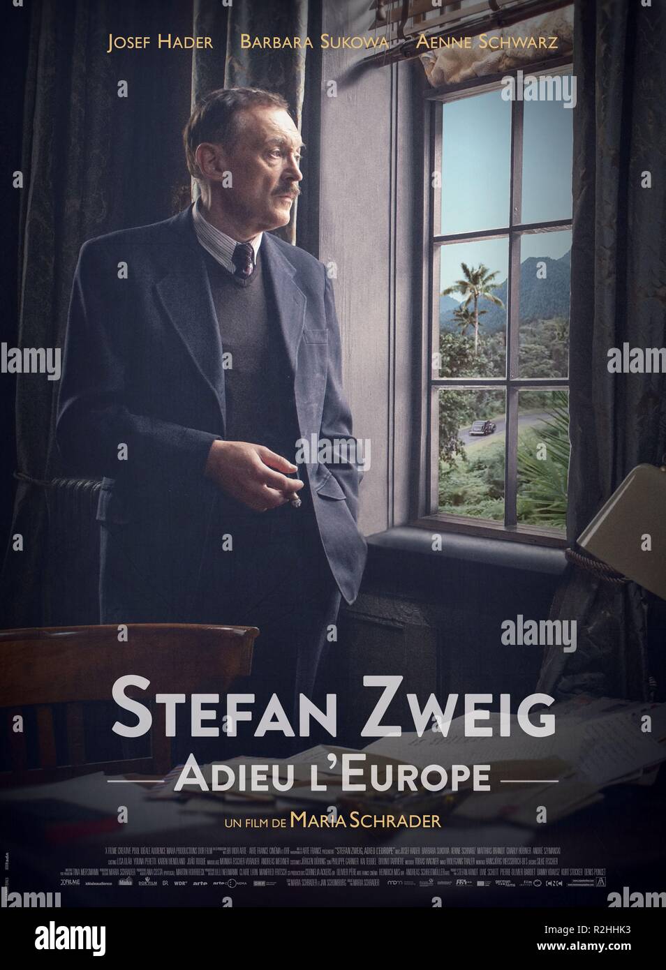 Stefan Zweig: Abschied von Europa Jahr: 2016 Österreich/Deutschland/Frankreich Regie: Maria Schrader Josef Hader Filmplakat (Fr) Stockfoto