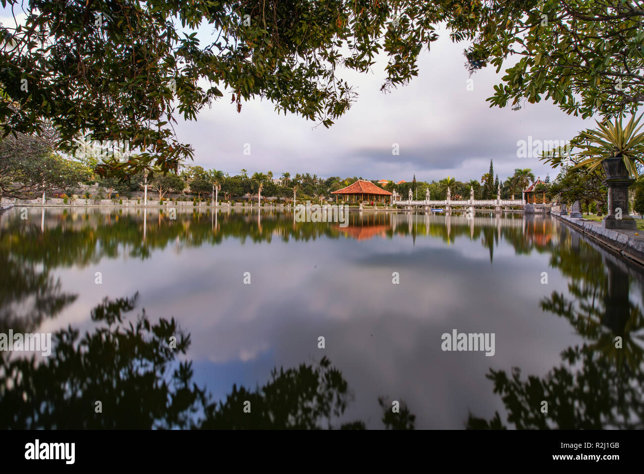 Taman Ujung Wasser Palace, Seraya, Karangasem, in Bali, Indonesien Stockfoto