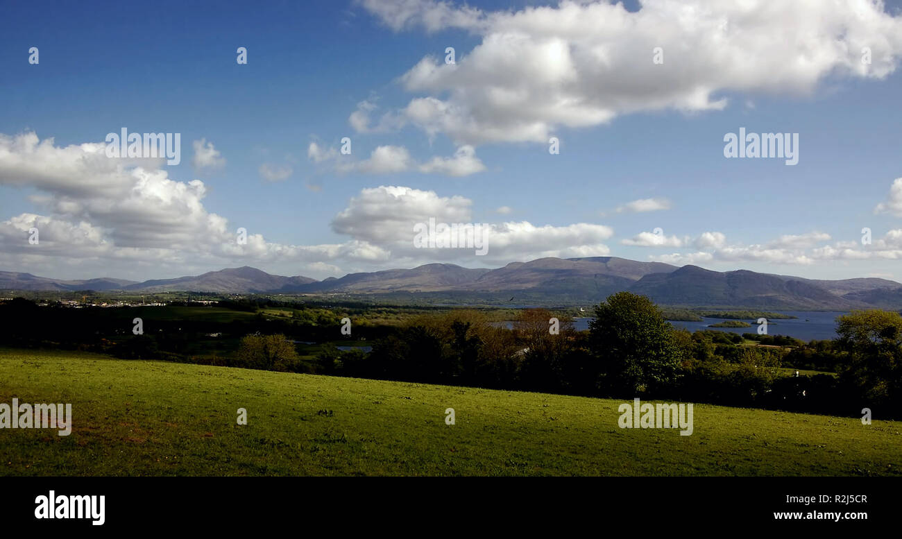 Irische Seen Stockfoto