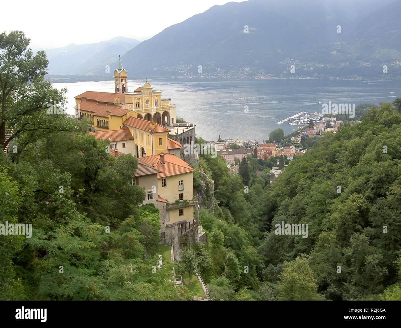 Madonna del Sasso Stockfoto