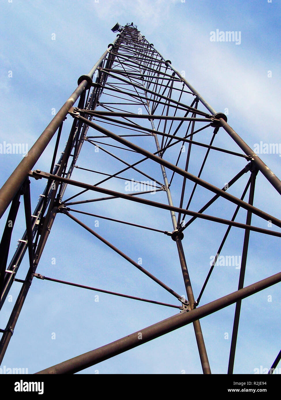 Mast senden Stockfoto