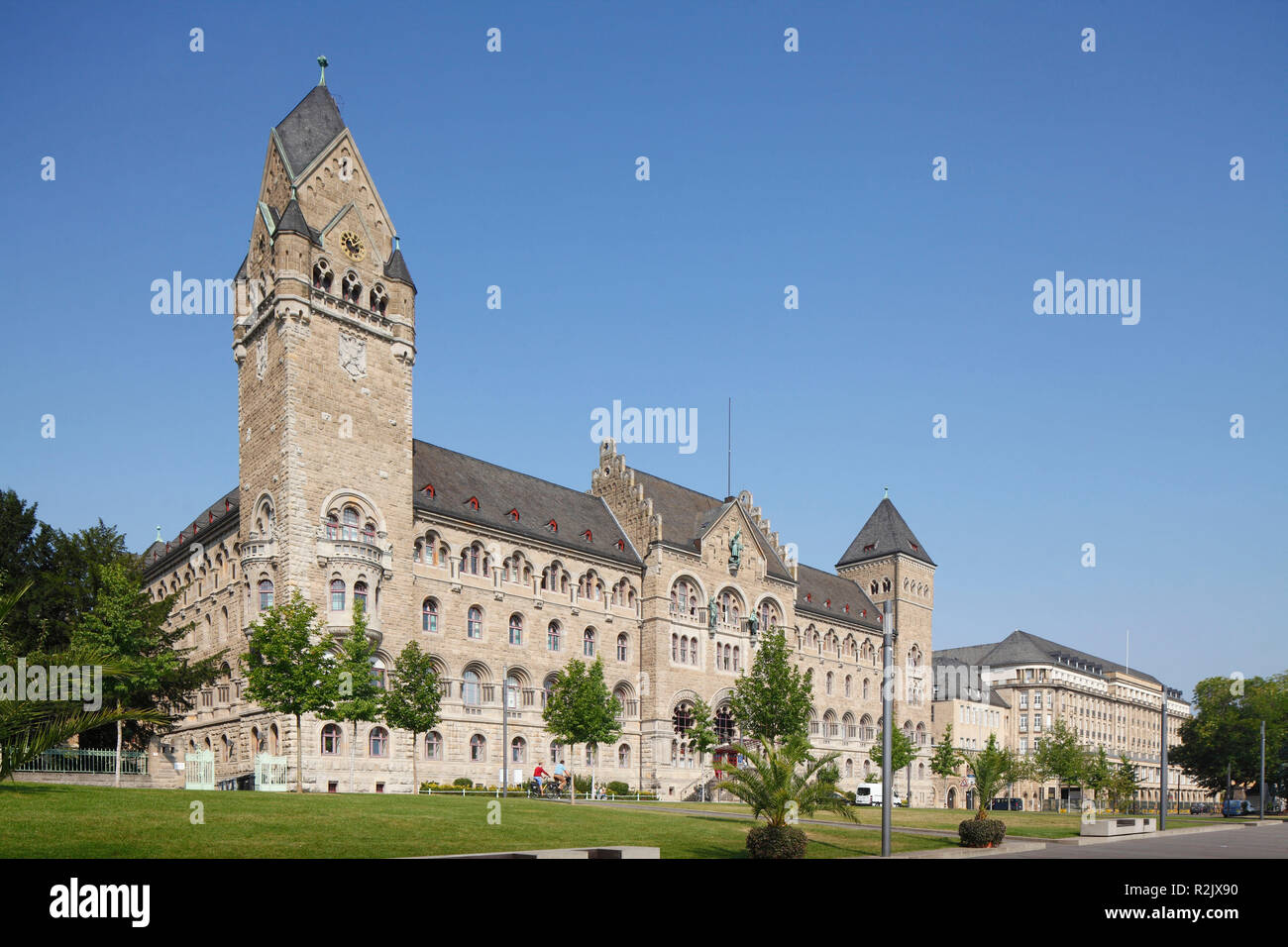 Ehemalige preußische Regierung Gebäude, Koblenz, Rheinland-Pfalz, Deutschland Stockfoto