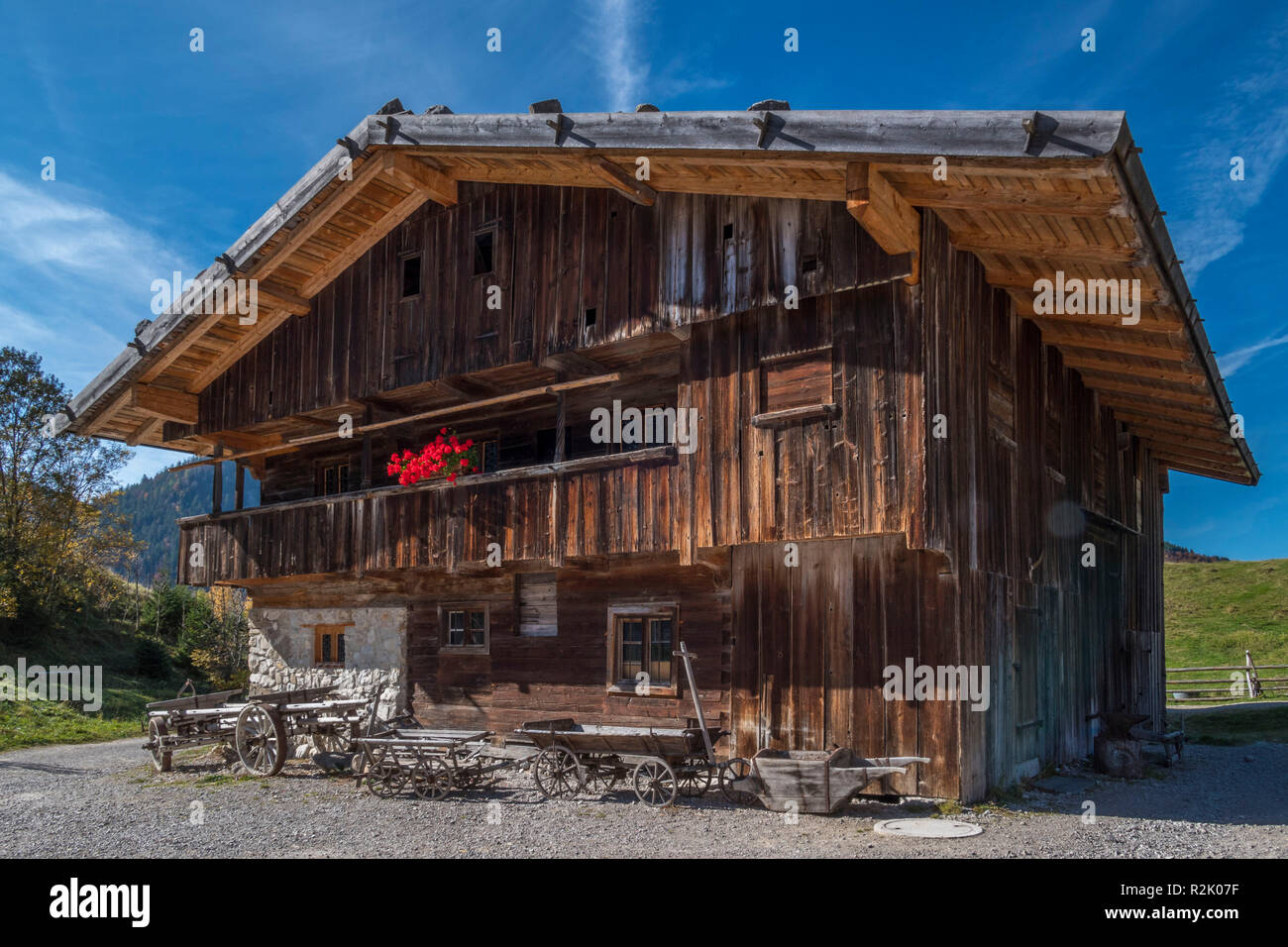 Beham Hof?? im Markus Wasmeier Bauernhof- und Wintersport Museum Schliersee, Oberbayern, Bayern, Deutschland, Europa Stockfoto