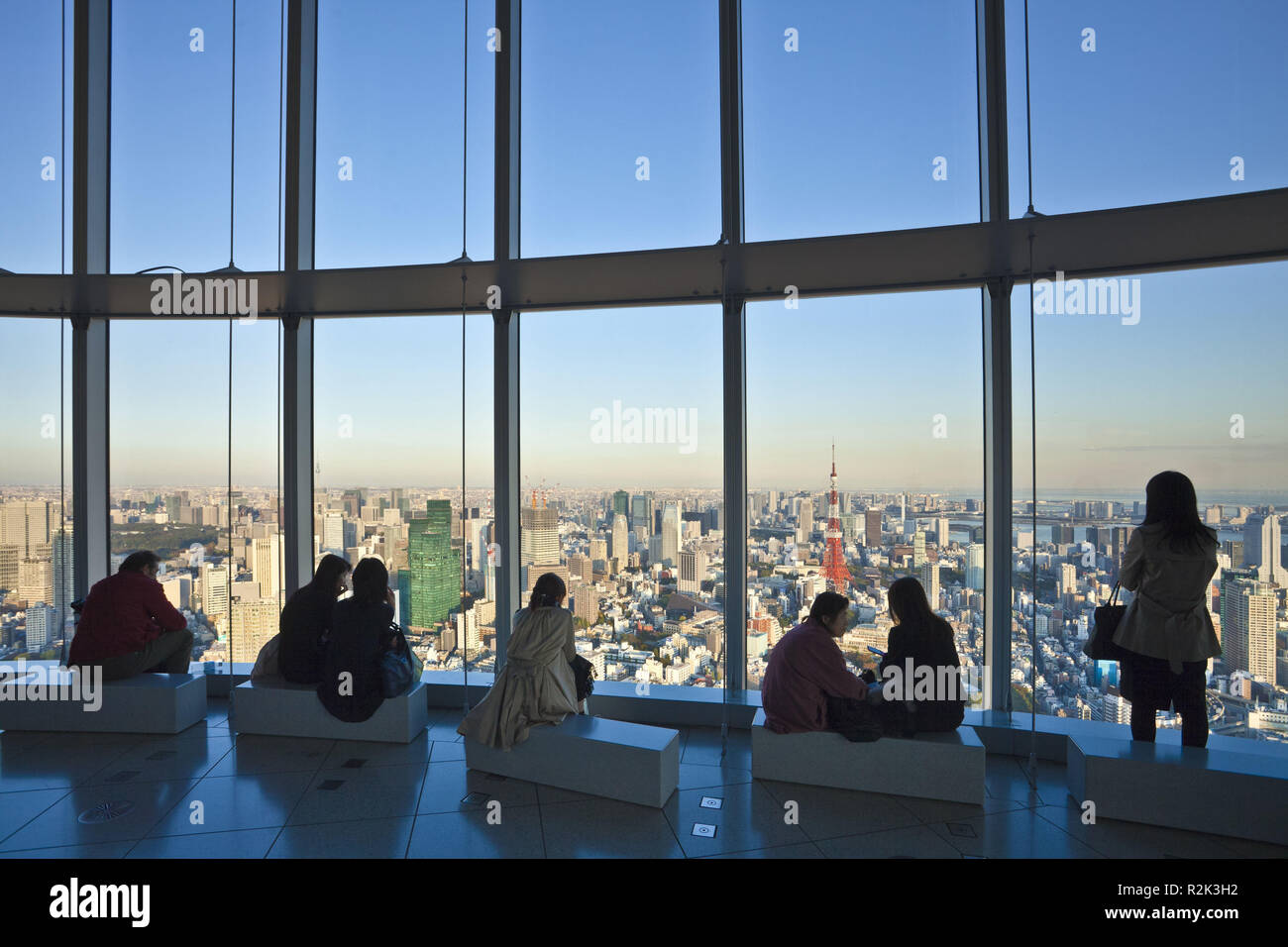 Japan, Tokio, Stadtteil Roppongi, Roppongi Hills Gebäude, Stockfoto