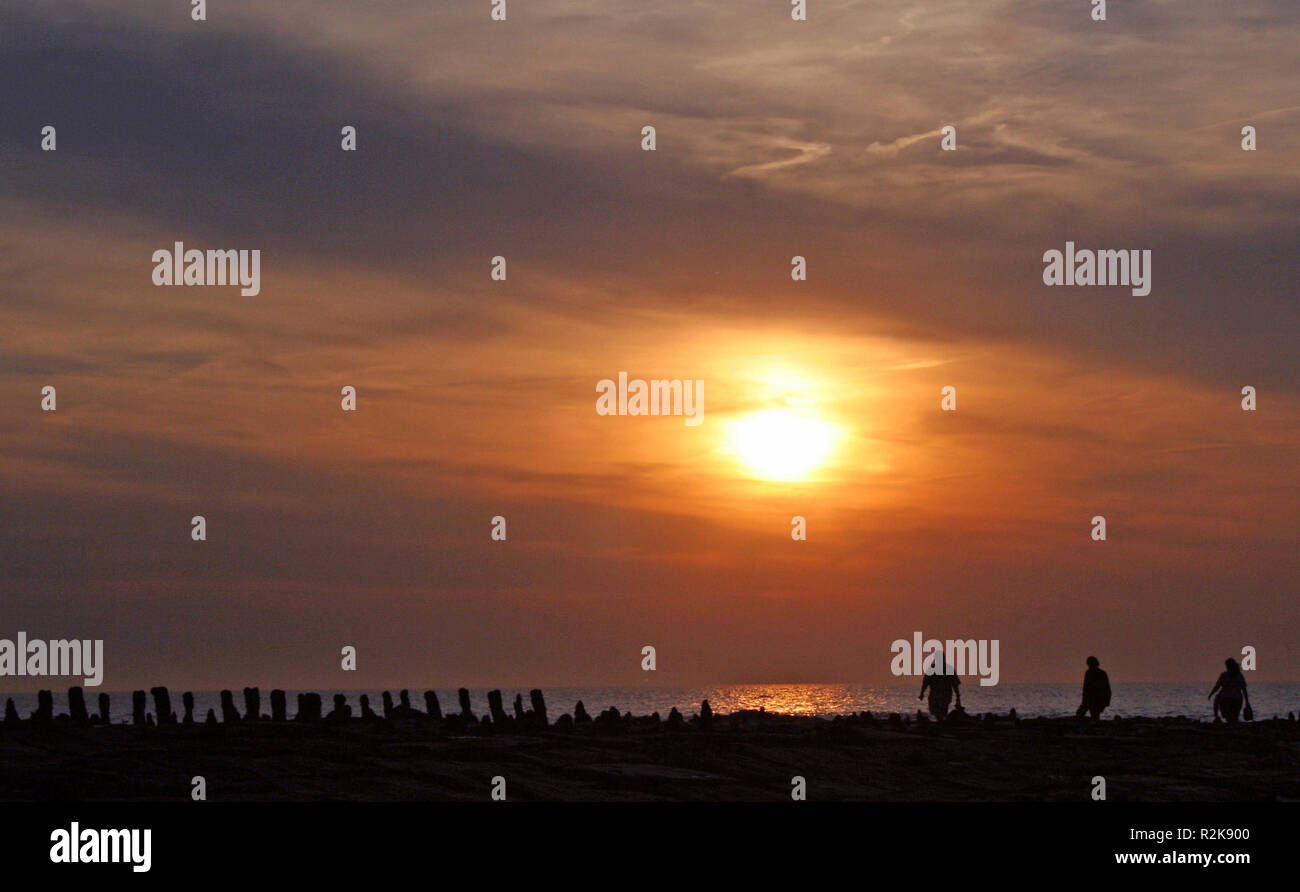 der Tag geht zu Ende Stockfoto