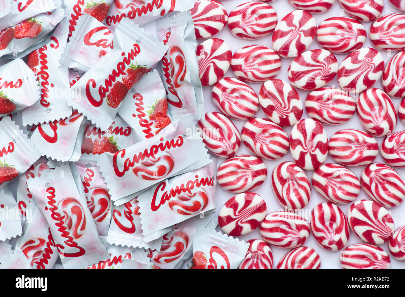 Campino Süßigkeiten. Campino Joghurt & Obst Harte Süßigkeiten Erdbeere