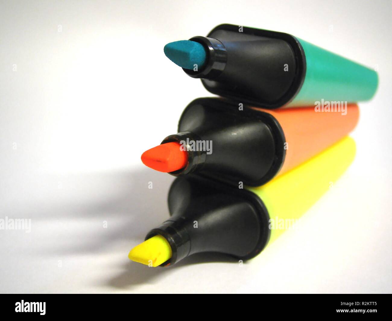 Textmarker Stockfoto