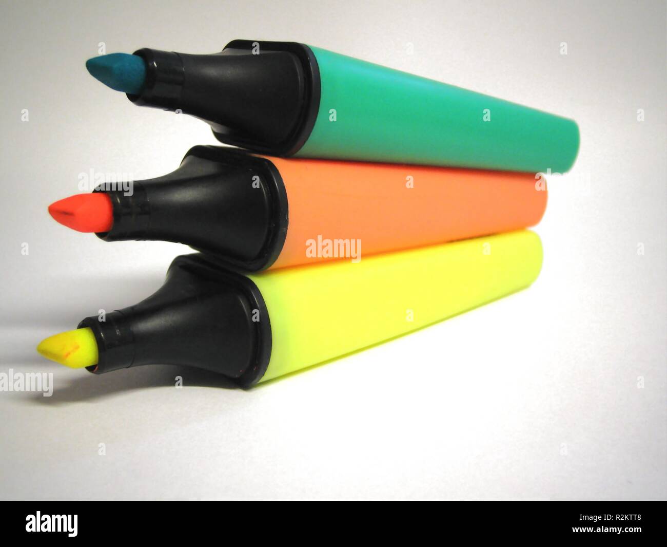 Textmarker Stockfoto