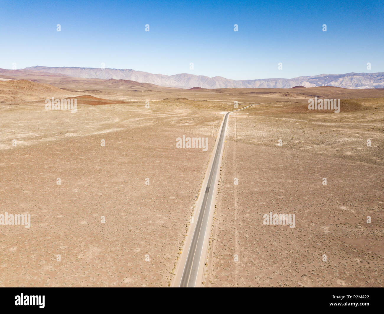 Der Start der berüchtigten Death Valley in Nevada, USA aus der Luft Stockfoto