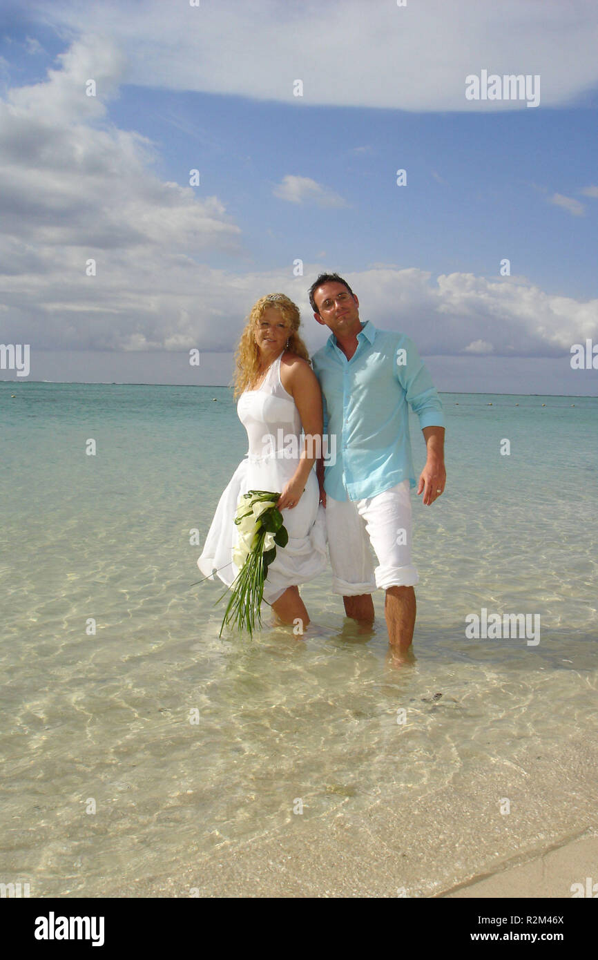 Hochzeit im Paradies Stockfoto