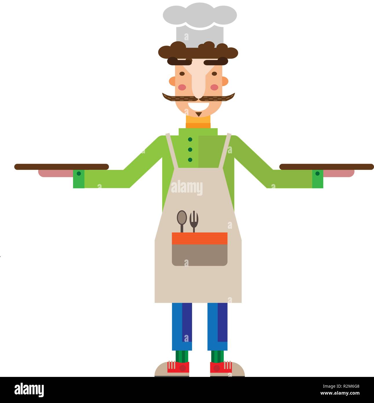 Küchenchef Symbol Vektor Stock Vektor