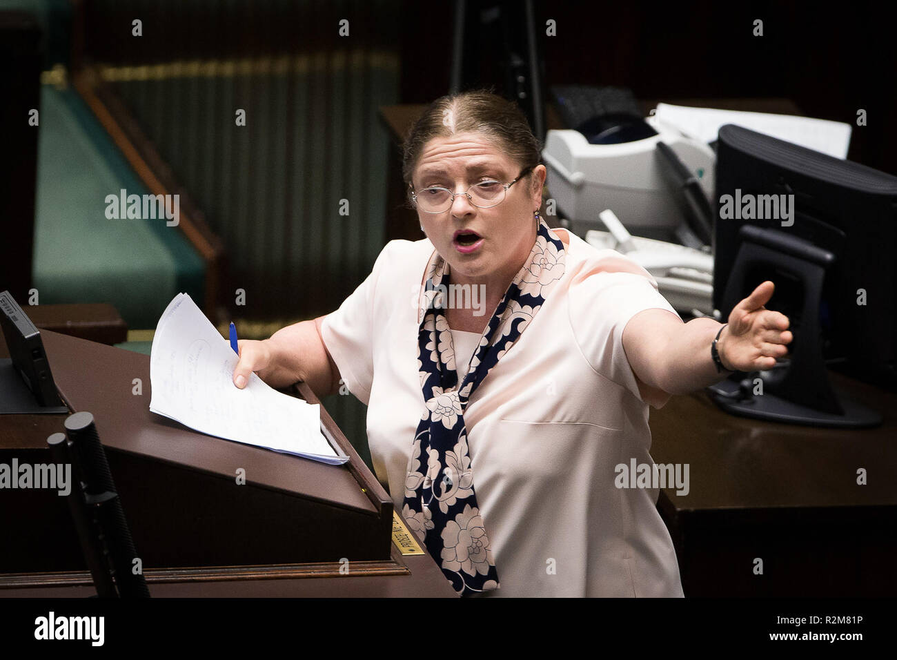 Krystyna Pawlowicz in Warschau, Polen am 7. Juni 2018 Stockfoto