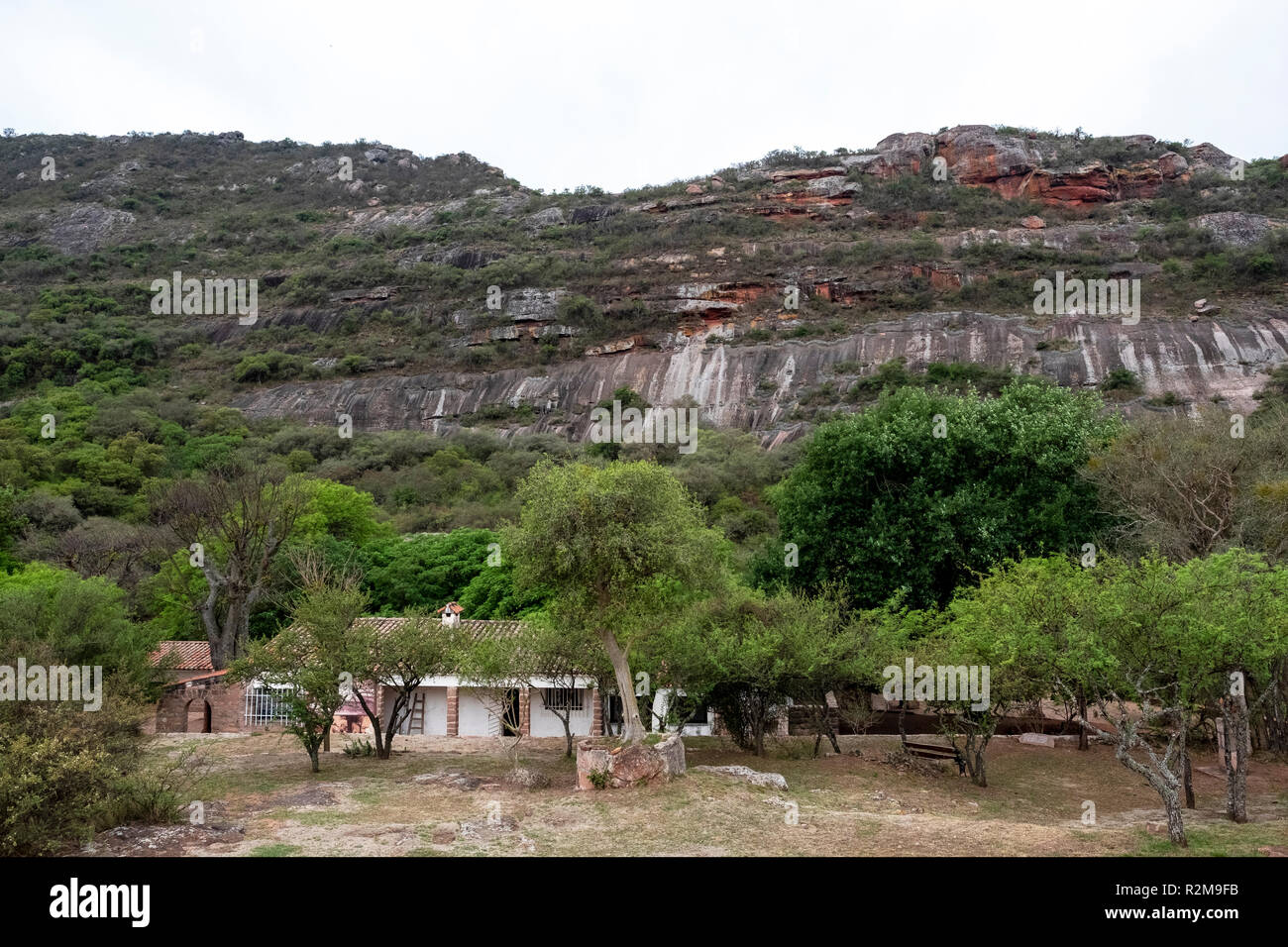 Das Haus - Museum des Musikers, Atahualpa Yupanqui in Cerro Colorado, Cordoba, Argentinien Stockfoto