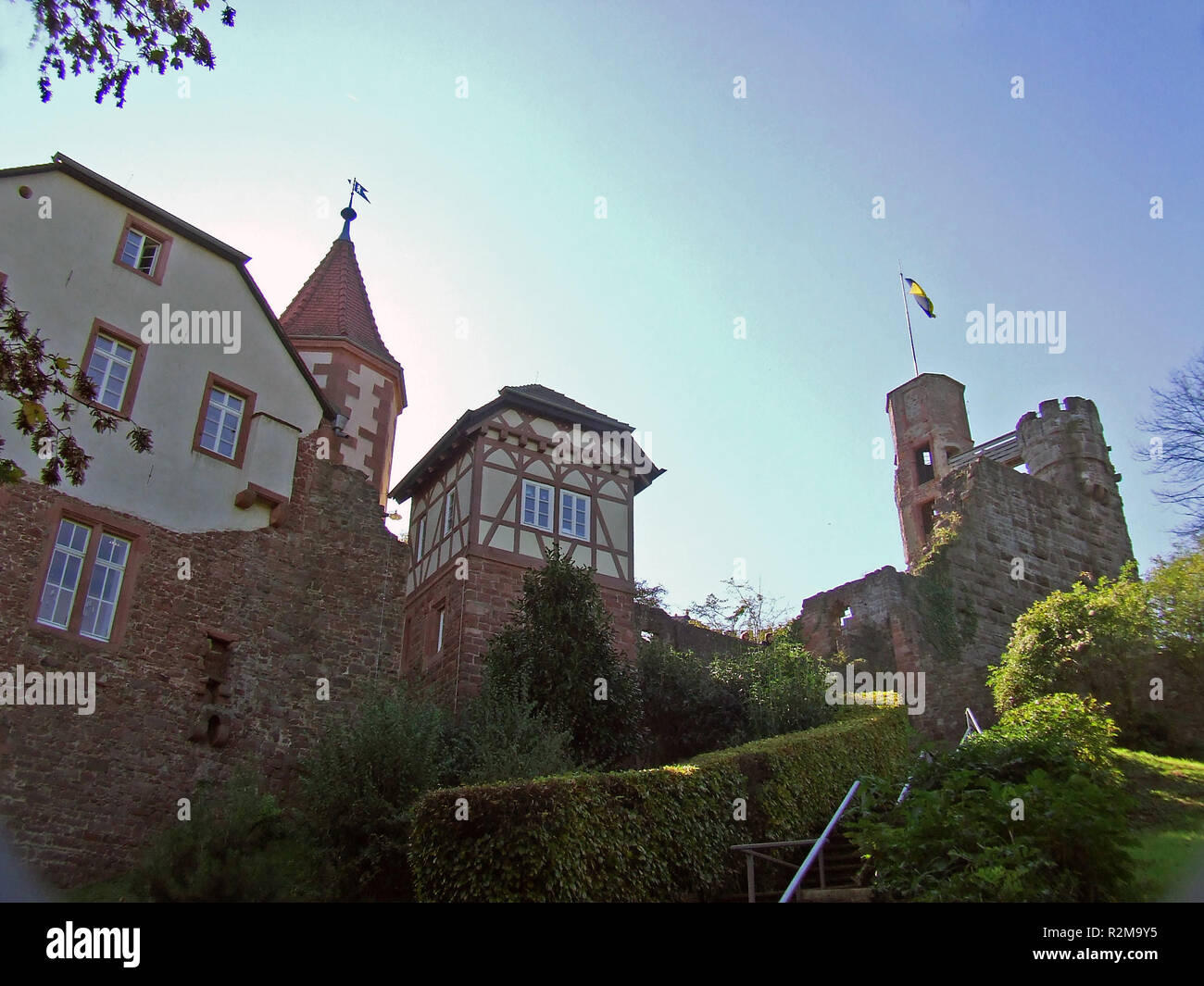 Burg Dilsberg Stockfoto