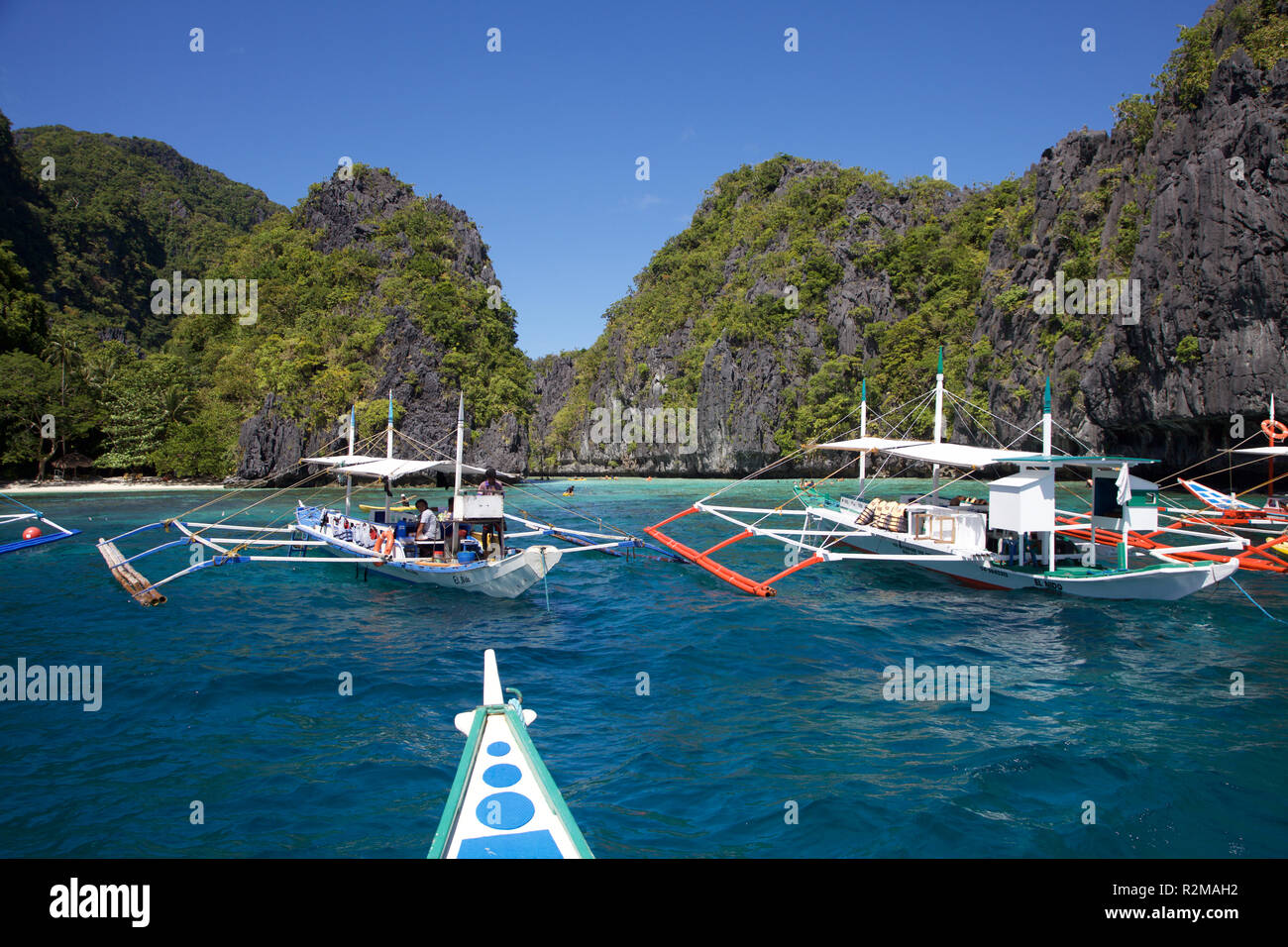 Bootstouren, Palawan, Philippinen Stockfoto