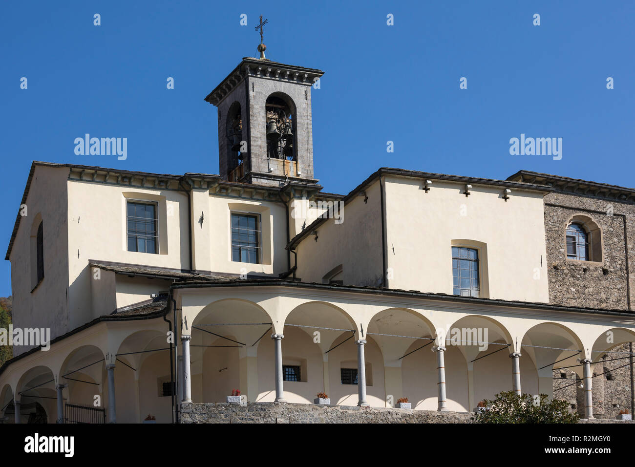 Stiftskirche San Gaudenzio, Varallo, Provinz Vercelli, Piemont, Italien Stockfoto