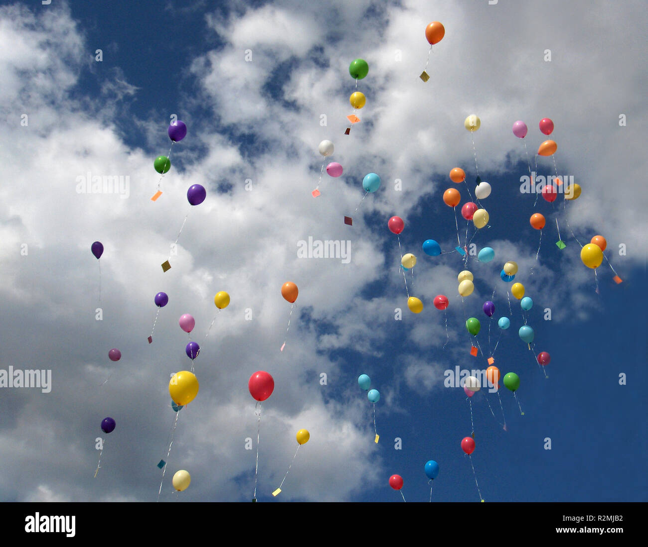 99 Ballons Stockfoto