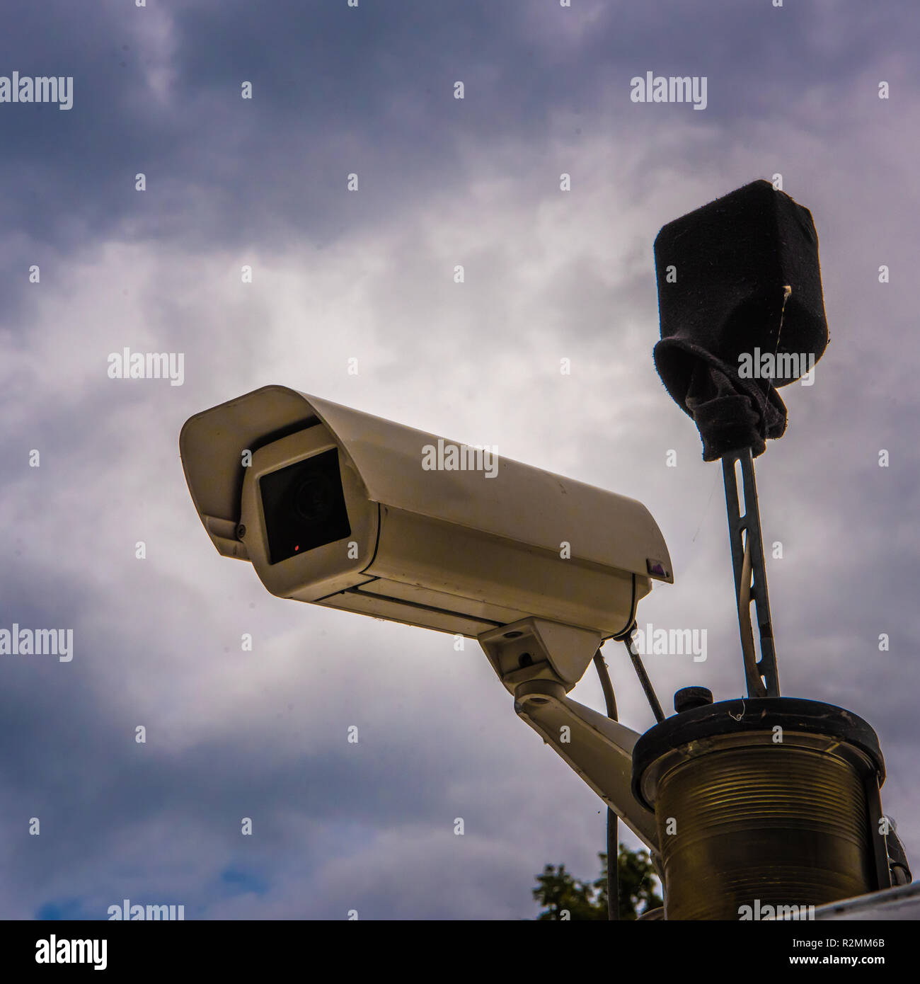 Kamera, Überwachung, Spionage, Steuerung Stockfoto