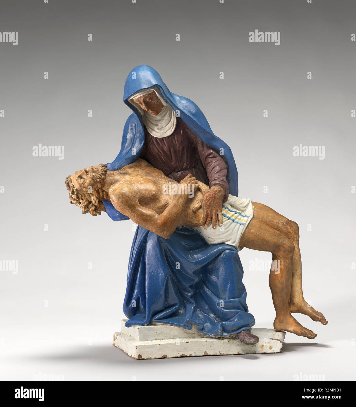 Pietà. Vom: C. 1510/1520. Maße: Gesamt: 72 x 44 x 32,7 cm (28 3/8 x 17 5/16 x 12 7/8 in.). Medium: glasierte Terrakotta. Museum: Nationalgalerie, Washington DC. Autor: Giovanni Della Robbia. Stockfoto