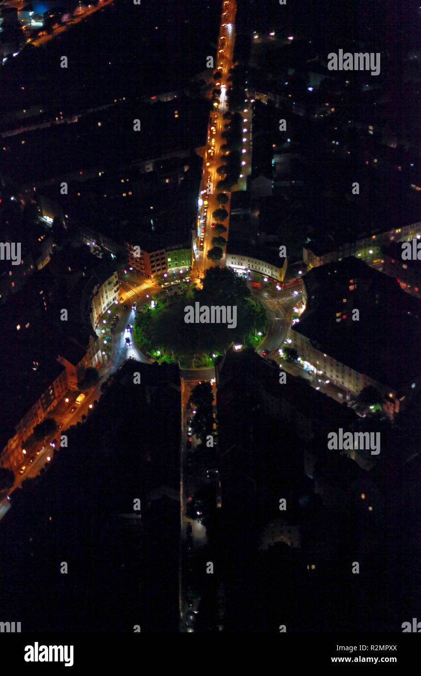 Borsigplatz, Extraschicht 2010, Nacht der Industriekultur, Sommerfest der Kulturhauptstadt 2010, Dortmund, Ruhrgebiet, Nordrhein-Westfalen, Deutschland, Europa, Stockfoto