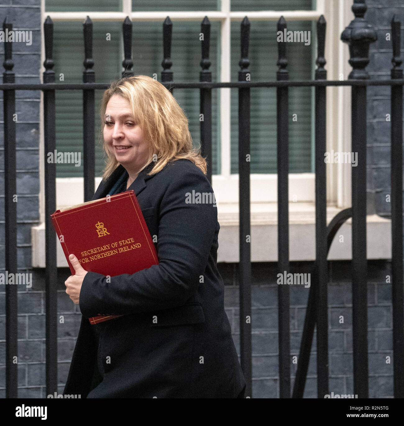London, 20. November 2018, Karen Bradley MP PC Nordirland Sekretär, kommt an einer Kabinettssitzung am 10 Downing Street, London Credit Ian Davidson/Alamy leben Nachrichten Stockfoto