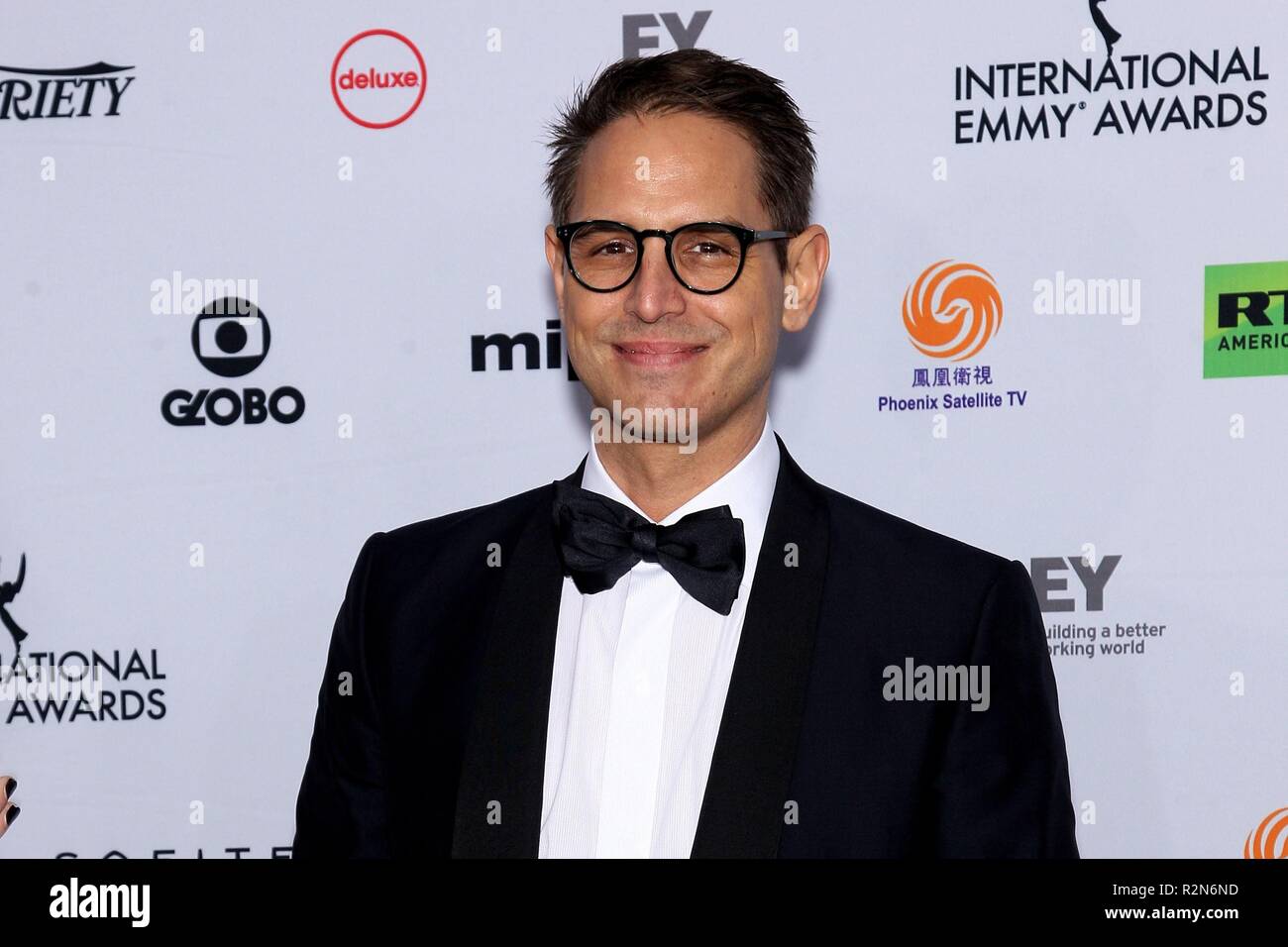 New York, NY, USA. Nov, 2018 19. Bei der Ankunft für den 46. Internationalen Emmy Awards, New York Hilton in Midtown, New York, NY 19. November 2018. Quelle: Steve Mack/Everett Collection/Alamy leben Nachrichten Stockfoto
