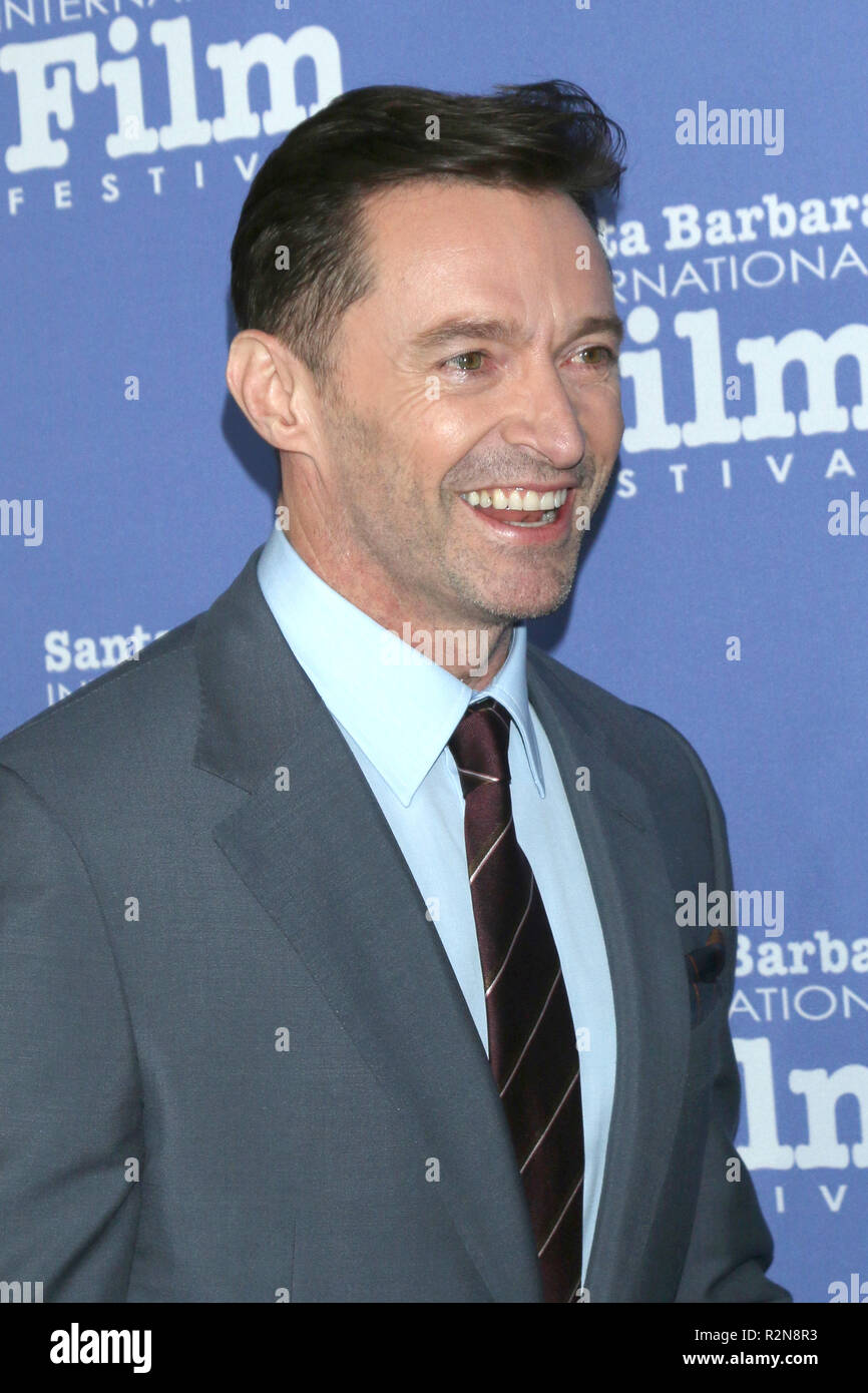 Santa Barbara, CA, USA. 19 Nov, 2018. LOS ANGELES - Nov 19: Hugh Jackman an der SBIFF Kirk Douglas Award ehrt Hugh Jackman im Ritz Carlton Bacara am 19. November 2018 in Santa Barbara, CA Credit: Kay Blake/ZUMA Draht/Alamy leben Nachrichten Stockfoto