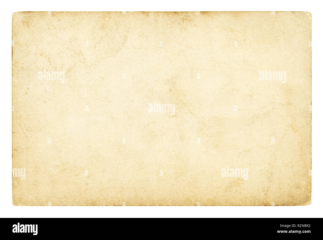 Vintage Papier Hintergrund isoliert - (clipping path enthalten) Stockfoto