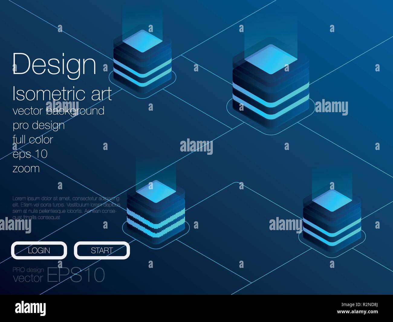 Dashboard Infografik Vorlage mit modernem Design. Vektor Stock Vektor