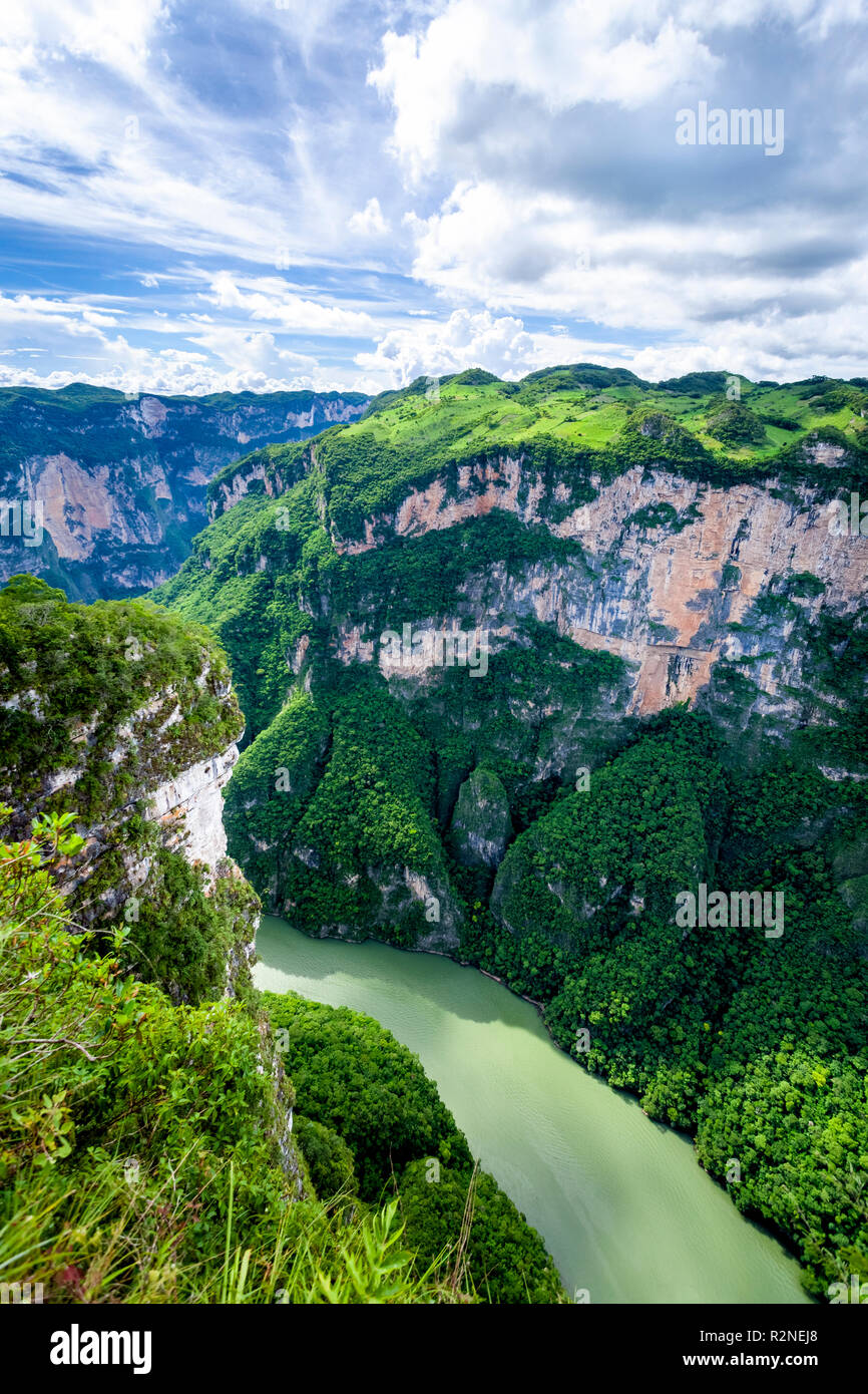 Die Sumidero Canyon von Chiapas, Mexiko. Stockfoto