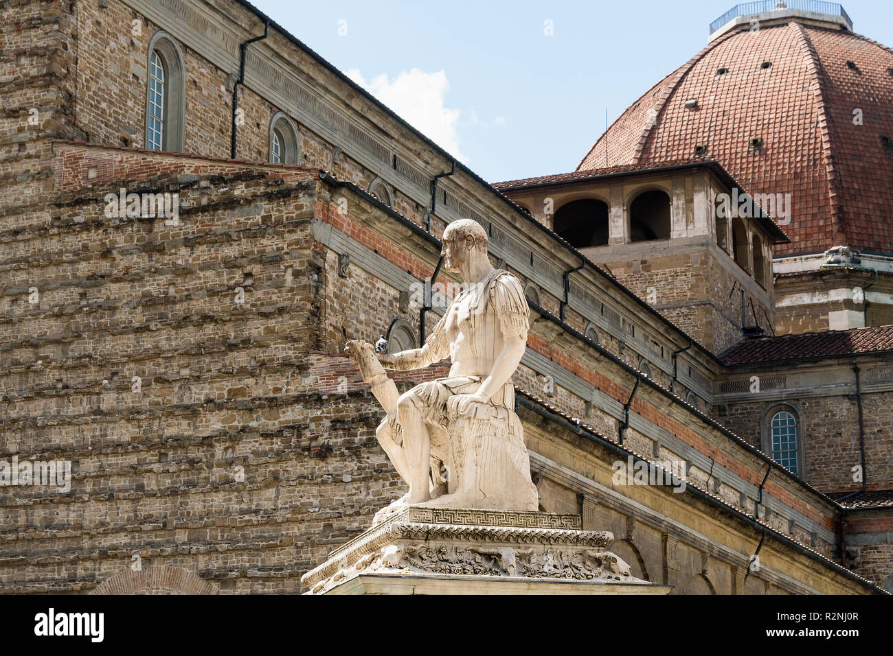 Monumento a giovanni delle bande nere Fotos und Bildmaterial in hoher