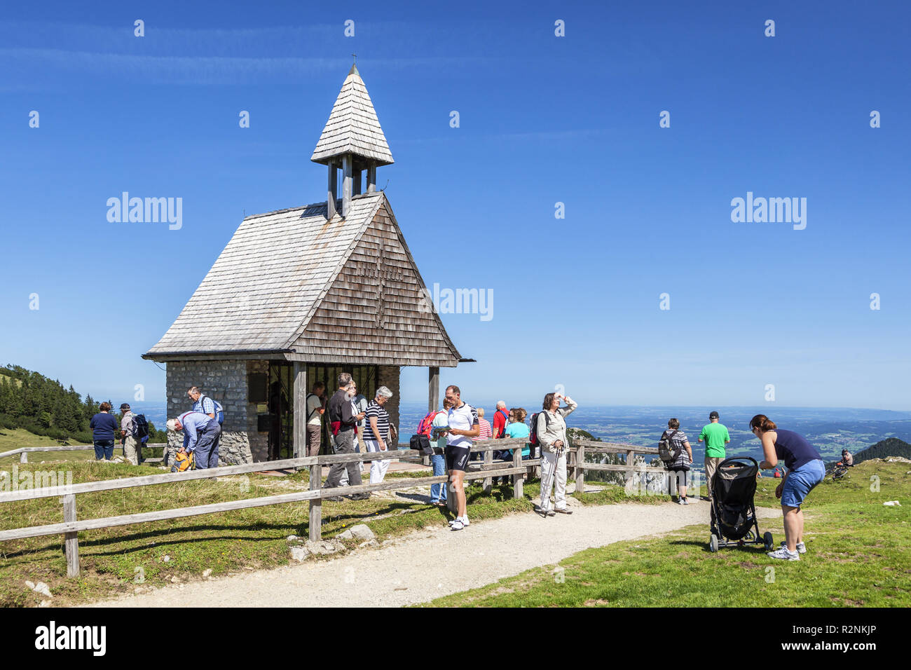 Kapelle auf der steinlingalm unterhalb der kampenwand -Fotos und ...