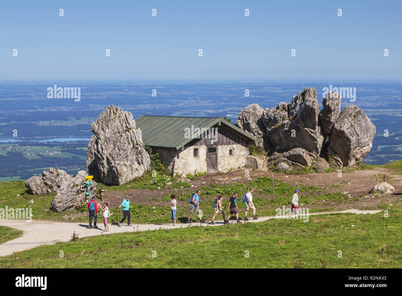 Steinlingalm Unterhalb Der Kampenwand Stockfotos und -bilder Kaufen - Alamy