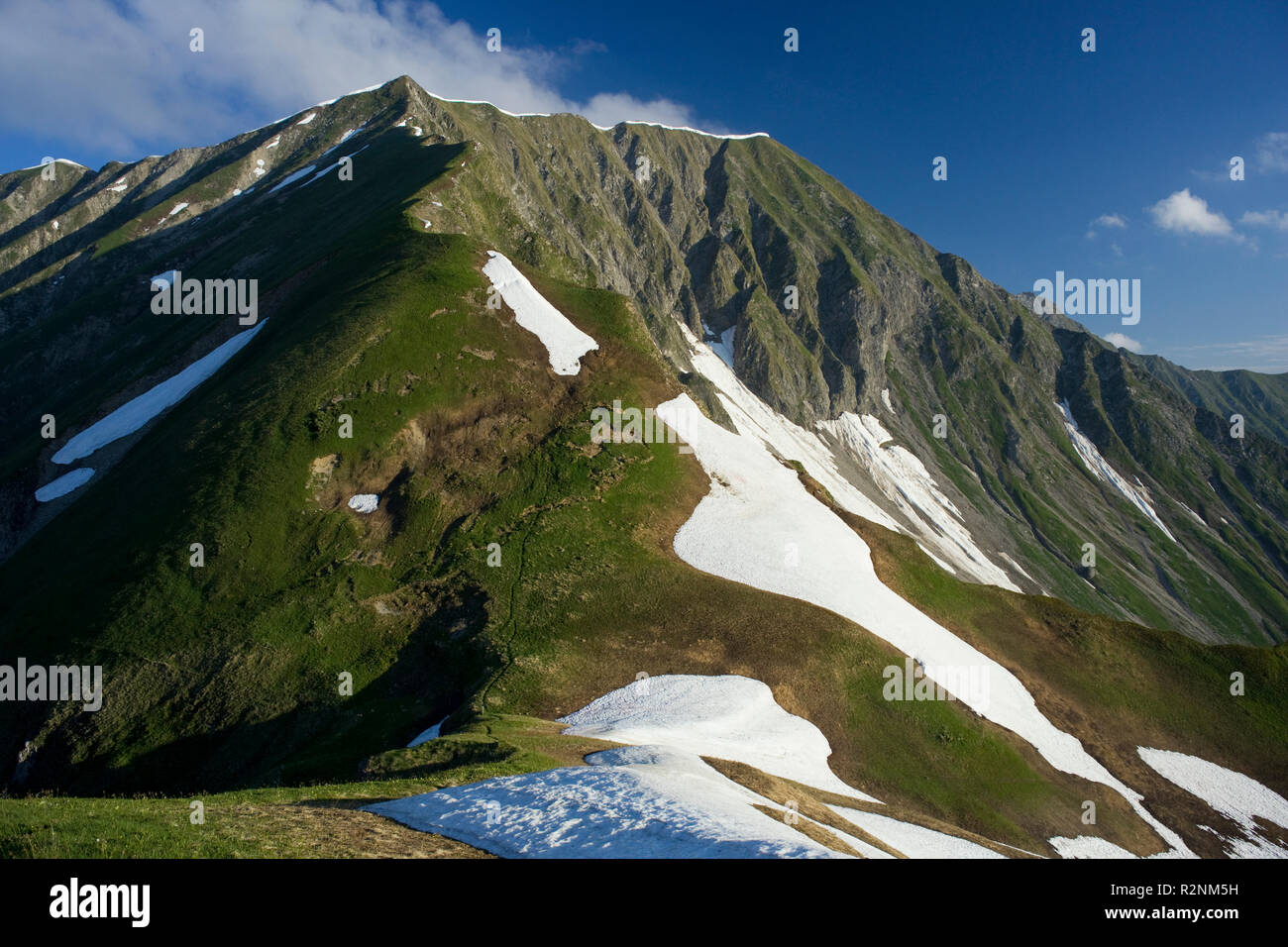 Bschlabs Kreuzspitze Peak, Lechtaler Alpen, Tirol, Österreich Stockfoto