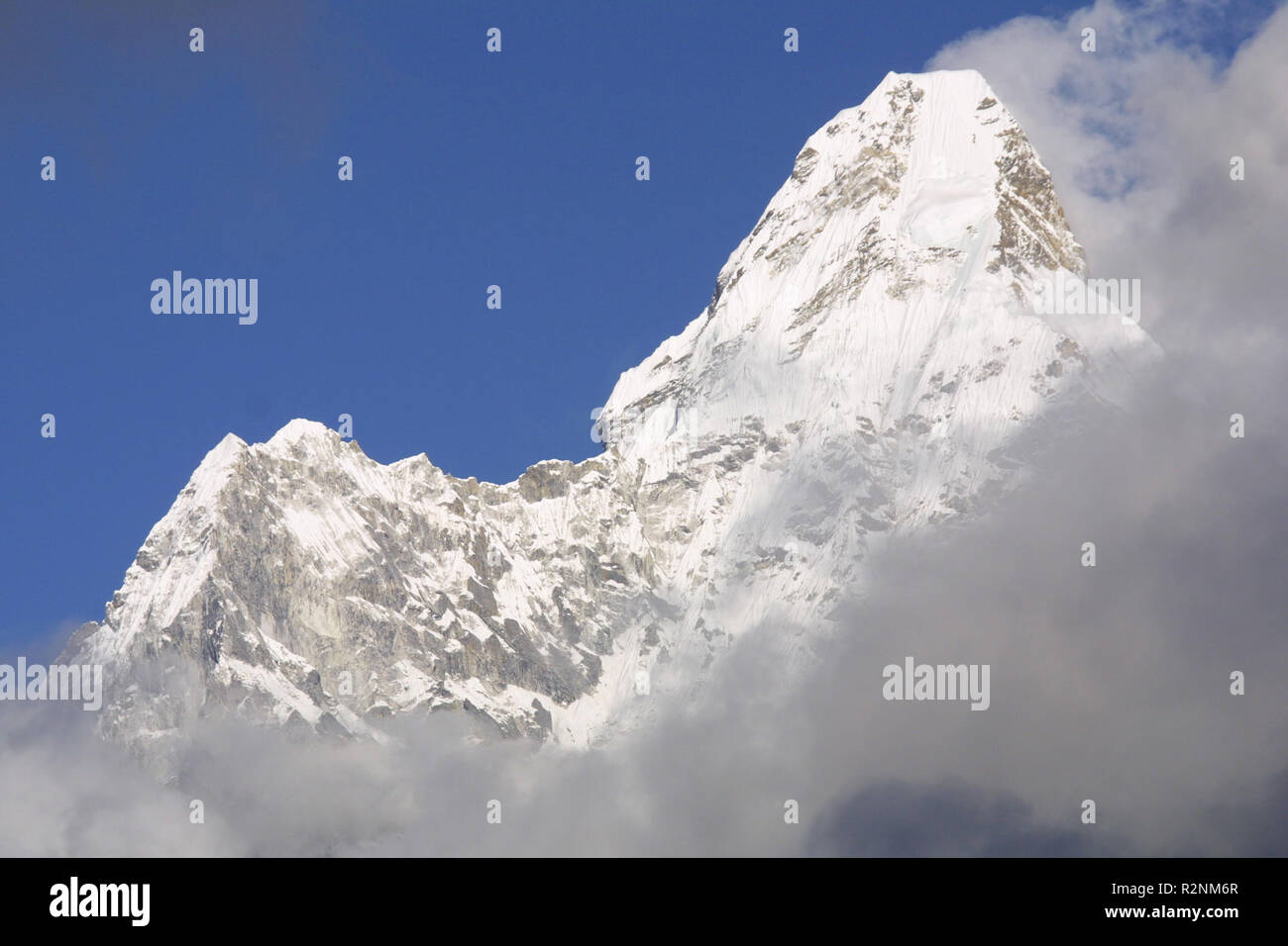 Ama Dablam - heiliger Berg der Sherpas Stockfoto