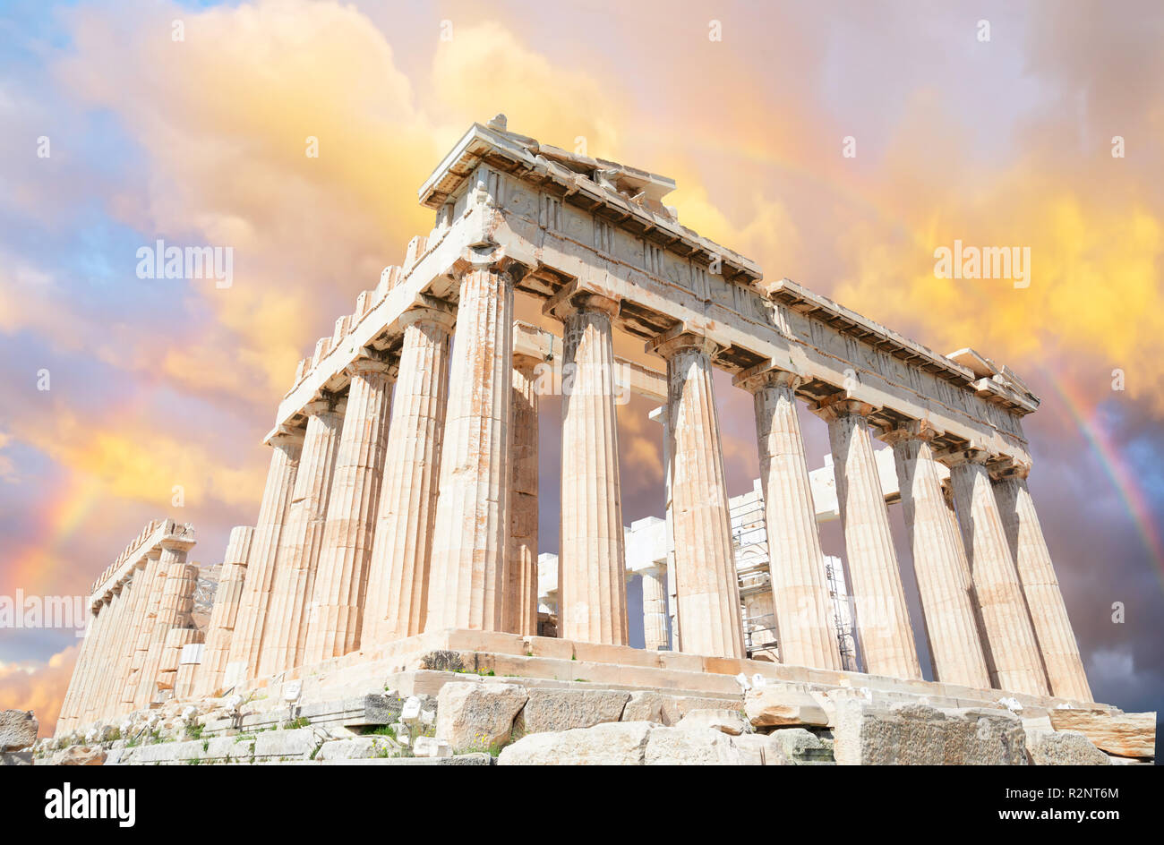 Parthenon Tempel, Athen Stockfoto