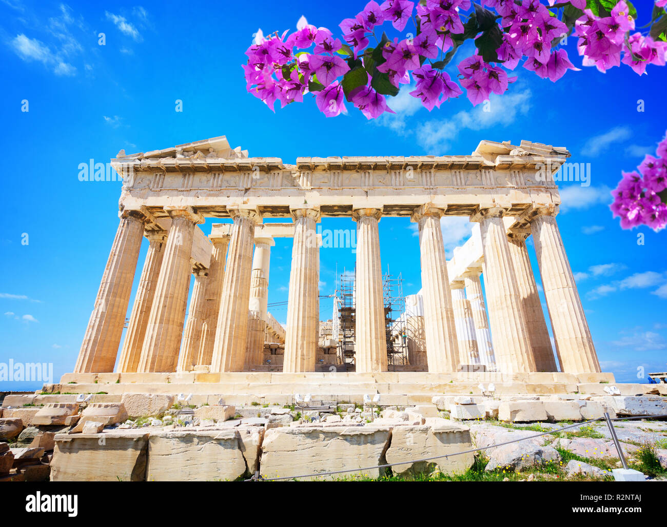 Parthenon Tempel, Athen Stockfoto