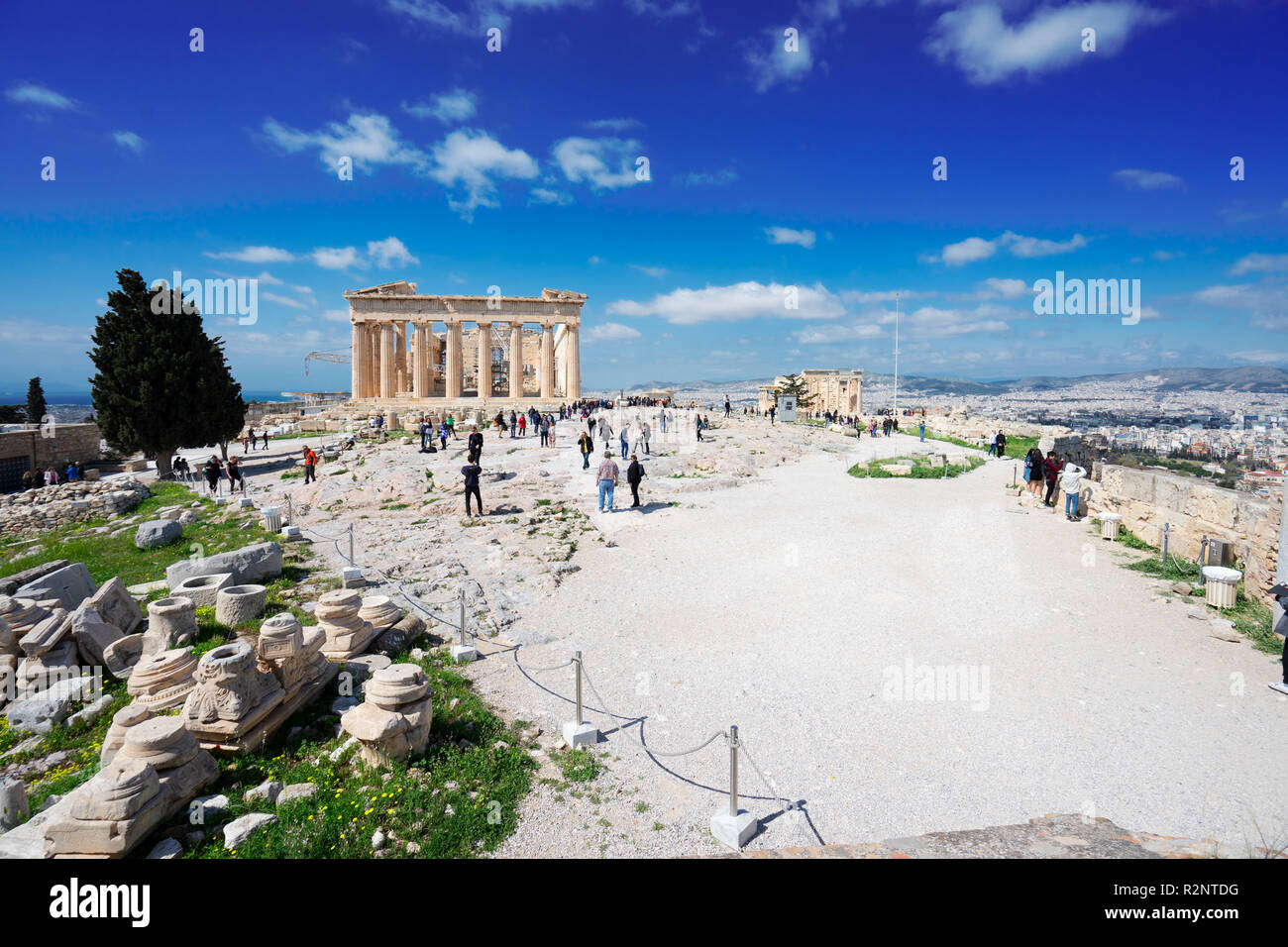 Parthenon Tempel, Athen Stockfoto